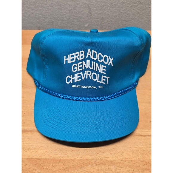 Cobra Caps Other - Cobra Caps Herb Adcox Chevrolet Chattanooga TN Vintage Blue Trucker Hat